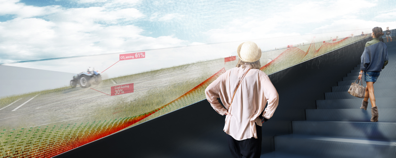 Illustration for article titled Agricultural Printing: A Rooftop Farm Culled By Autonomous Tractors